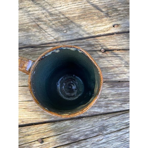 Vintage Creepy Man Face Art Pottery Coffee/tea mug cup - Picture 7 of 14